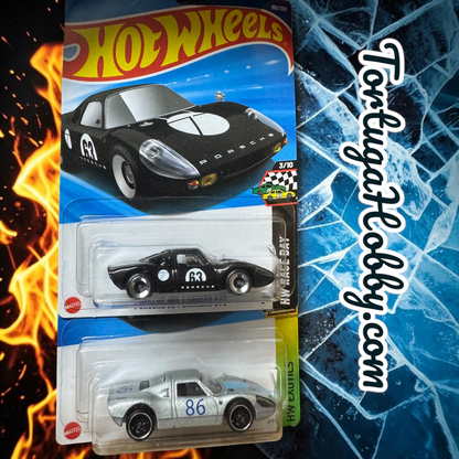 Hot Wheels - Mainline - Porsche 904 Carrera - 2021 And 2024 Versions