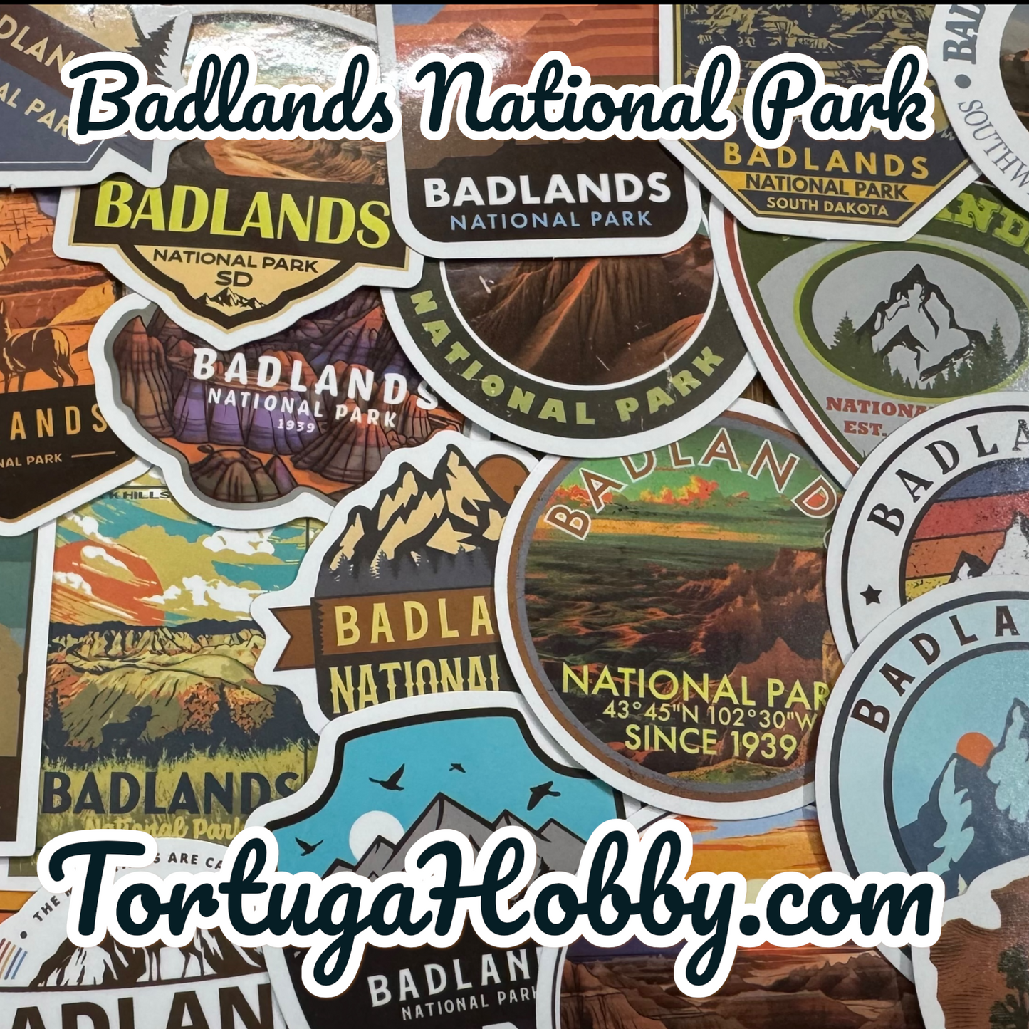 Badlands National Park 25 Sticker Pack - North Dakota