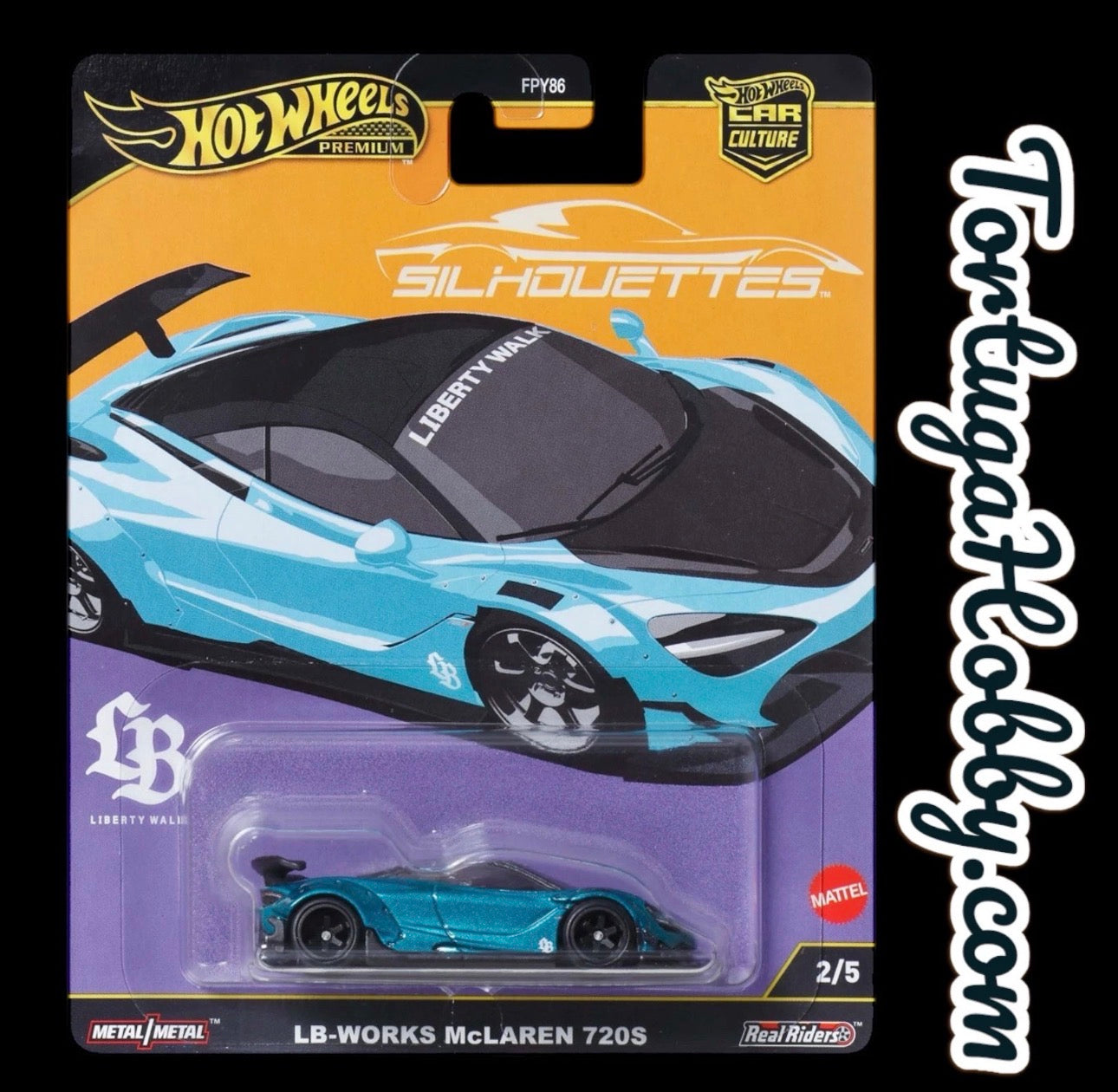 Hot Wheels Premium Car Culture Silhouettes Series LB-Works McLaren 720S 2/5