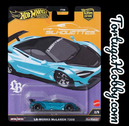 Hot Wheels Premium Car Culture Silhouettes Series LB-Works McLaren 720S 2/5