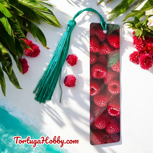 Bookmark - Raspberries - Aluminum Artisan Bookmark