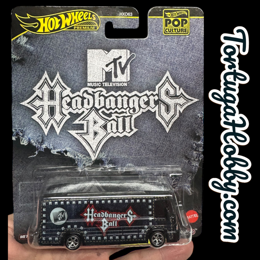 2025 Hot Wheels Pop Culture "MTV Headbangers" Ball HW Tour Bus Model BL64-7C