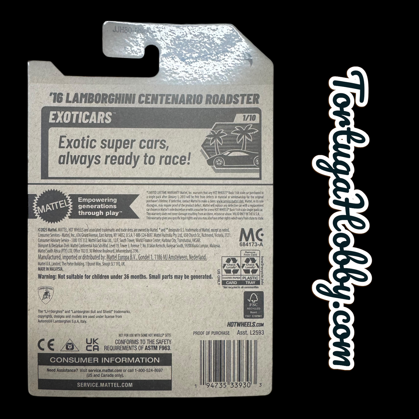 2019 - Hot Wheels - Mainline - Lamborghini Centenario