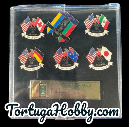 1996 Atlanta OLYMPIC GAMES COLLECTOR PIN SET LIMITED EDITION - Welcome World