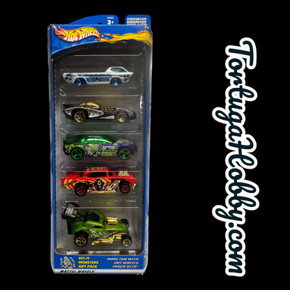 2000 - Hot Wheels - 5 Car Gift Pack - Sci Fi Monsters
