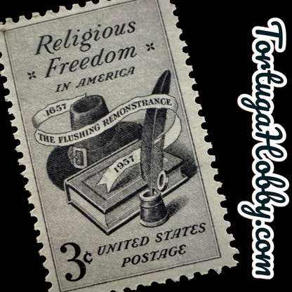 1957 - 300th Anniversary Of Flushing Remonstrance - 3-Cent Stamp - 2 Stamps