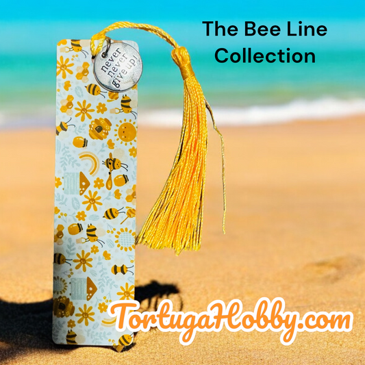 Bookmark - Bee Alive - Aluminum Artisan Bookmark - Part of the Bee Line Collection