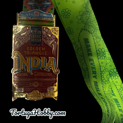 The Conqueror- Golden Triangle India - High Quality Finishers Medal