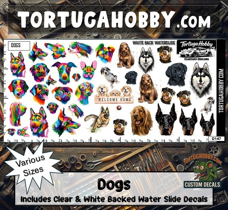 Dogs - Great for Models, Derby or Other Projects