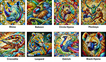 Coaster Set - The Safari Collection