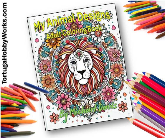 Coloring Book - My Animal Designs Adult Coloring Book