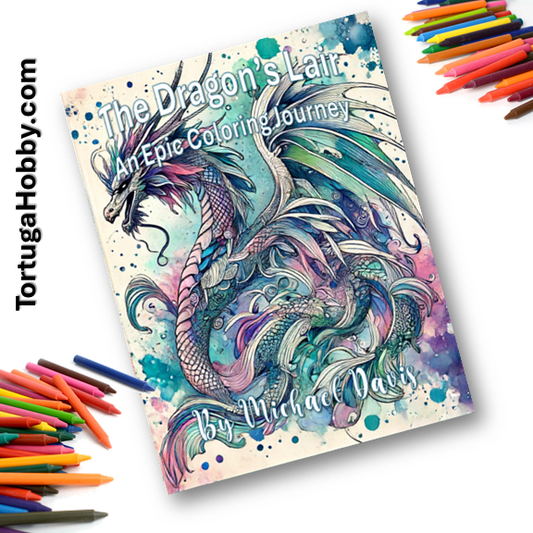 Coloring Book - Dragons Lair Adult Coloring Book