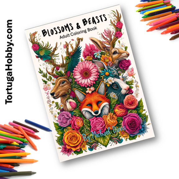 Coloring Book - Blossoms & Beasts