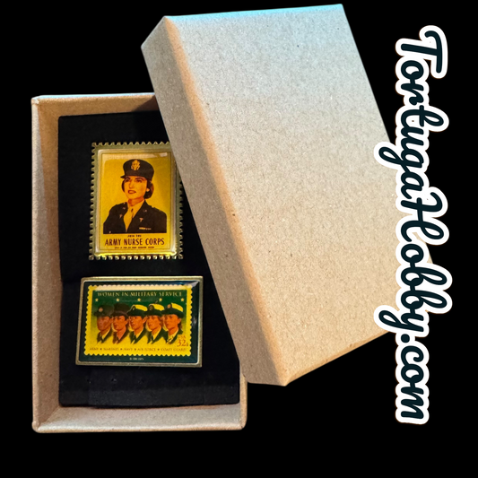 U.S. Postage -Nursing Pin/ Woman In Military Stamp Pin