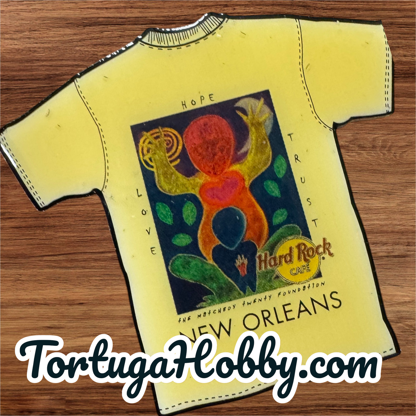2001 - Hard Rock Cafe - Hope Love Trust T-Shirt - New Orleans