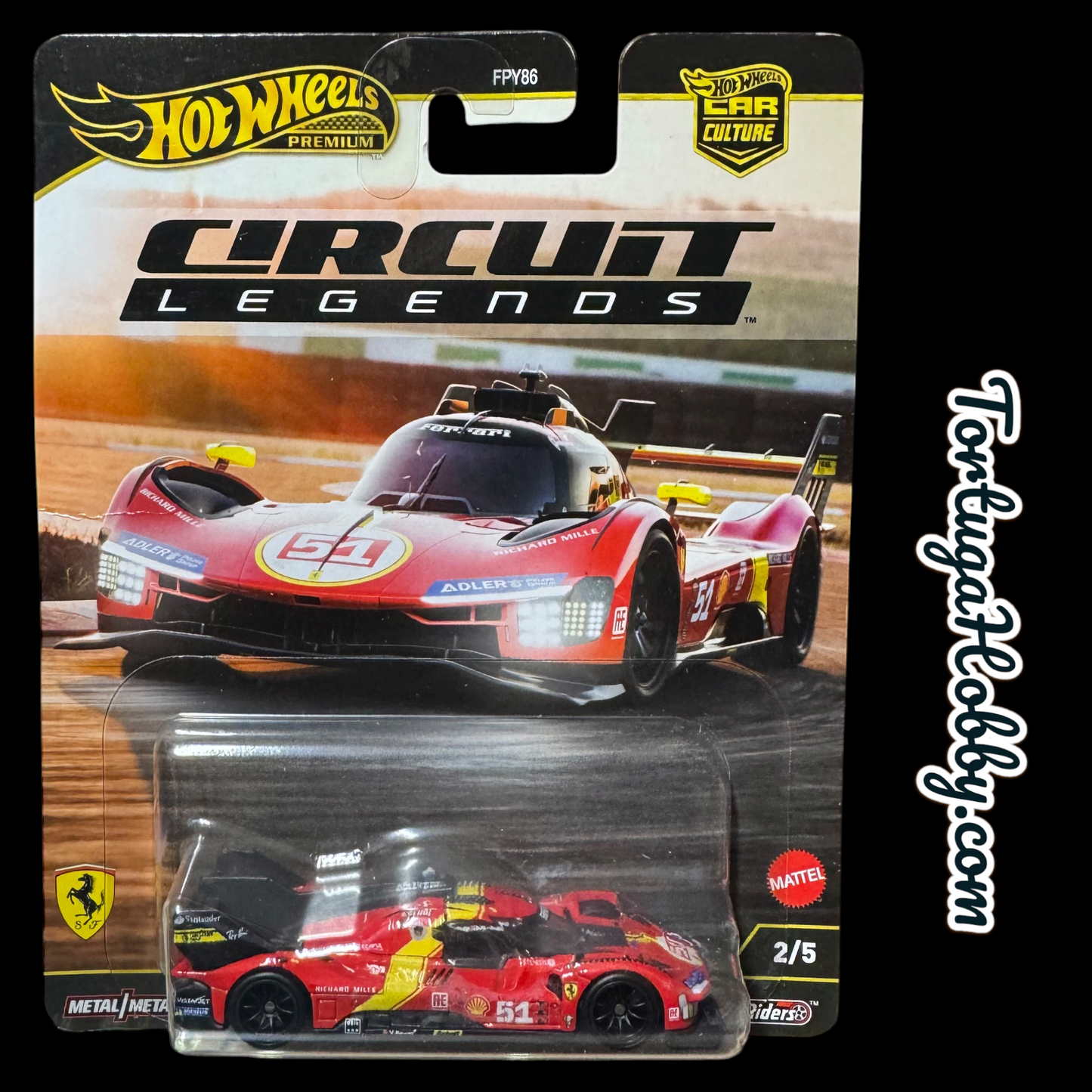 Hot Wheels Premium Car Culture Circuit Legends Ferrari 499P