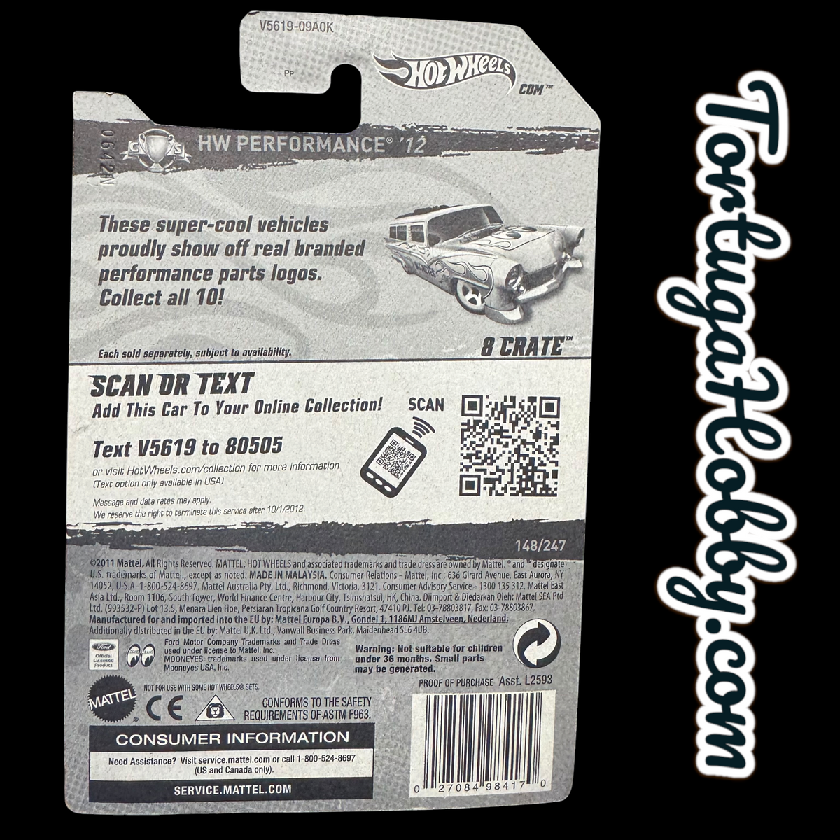 2011 - Hot Wheels - Mainline - Moon Eyes - HW Performance - 8 Crate