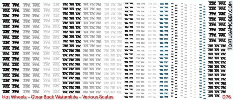 Treasure Hunt Decals - Models, Pine Cars, Derby, R/C Water Slide