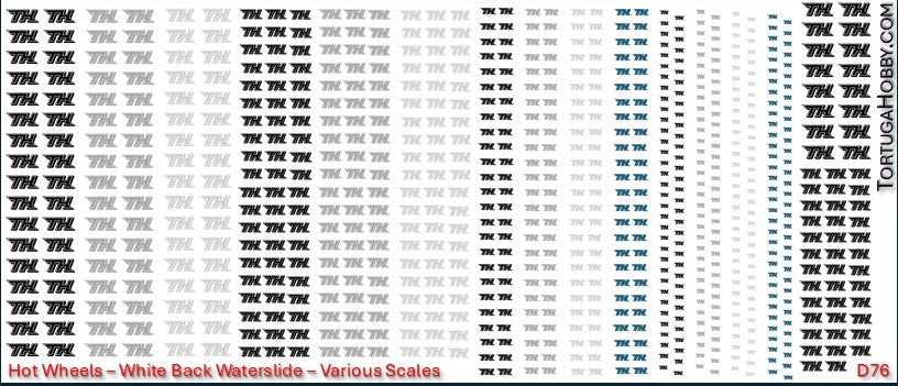 Treasure Hunt Decals - Models, Pine Cars, Derby, R/C Water Slide