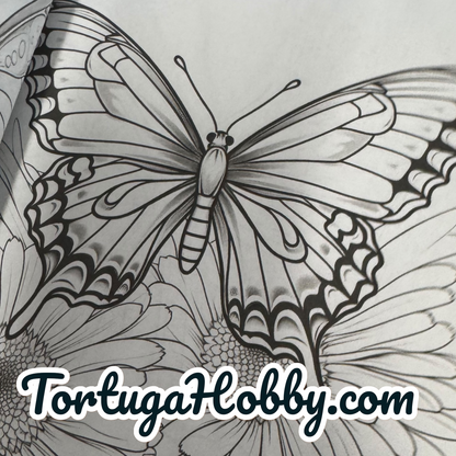 Wonderful World of Butterflies Adult Coloring Book