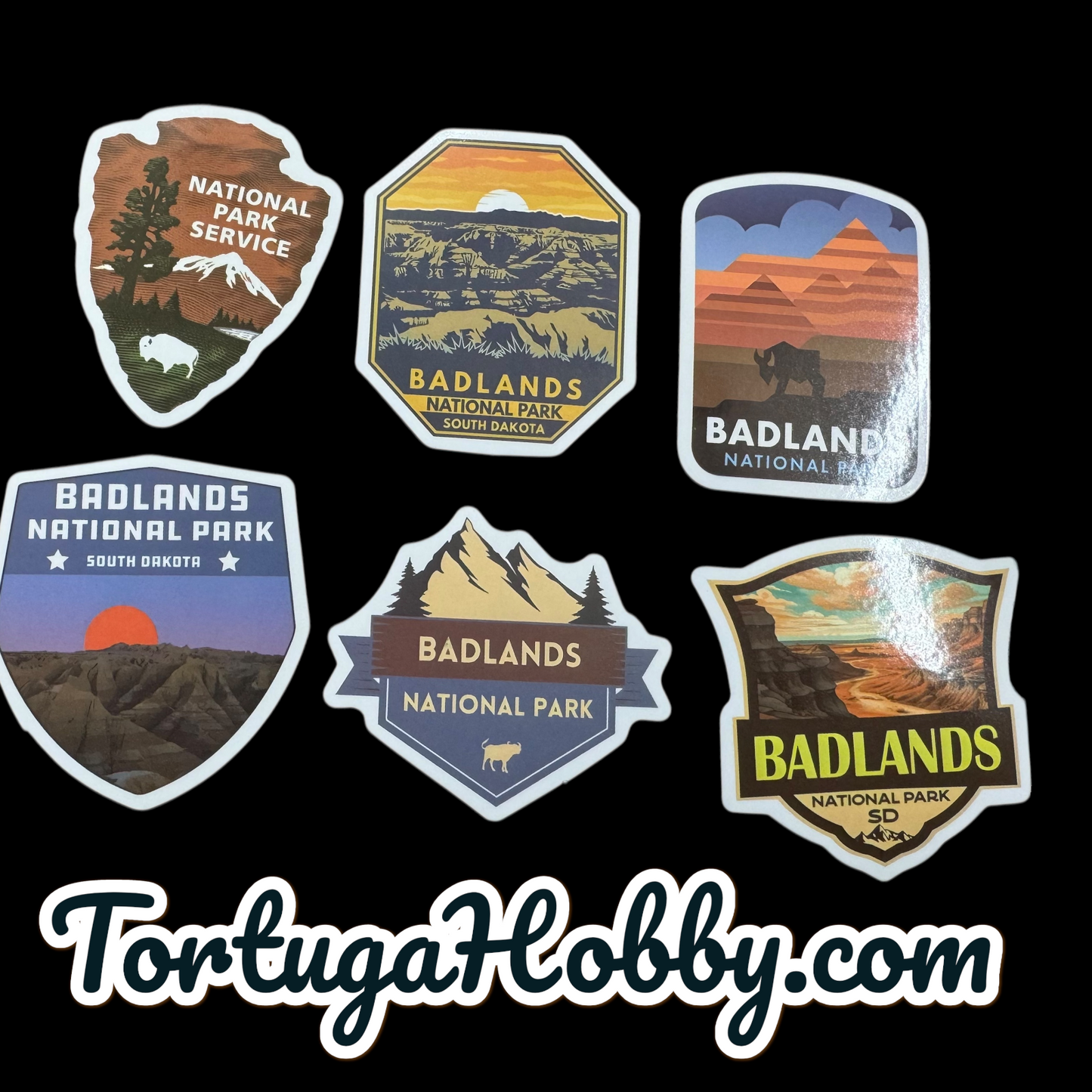 Badlands National Park 25 Sticker Pack - North Dakota