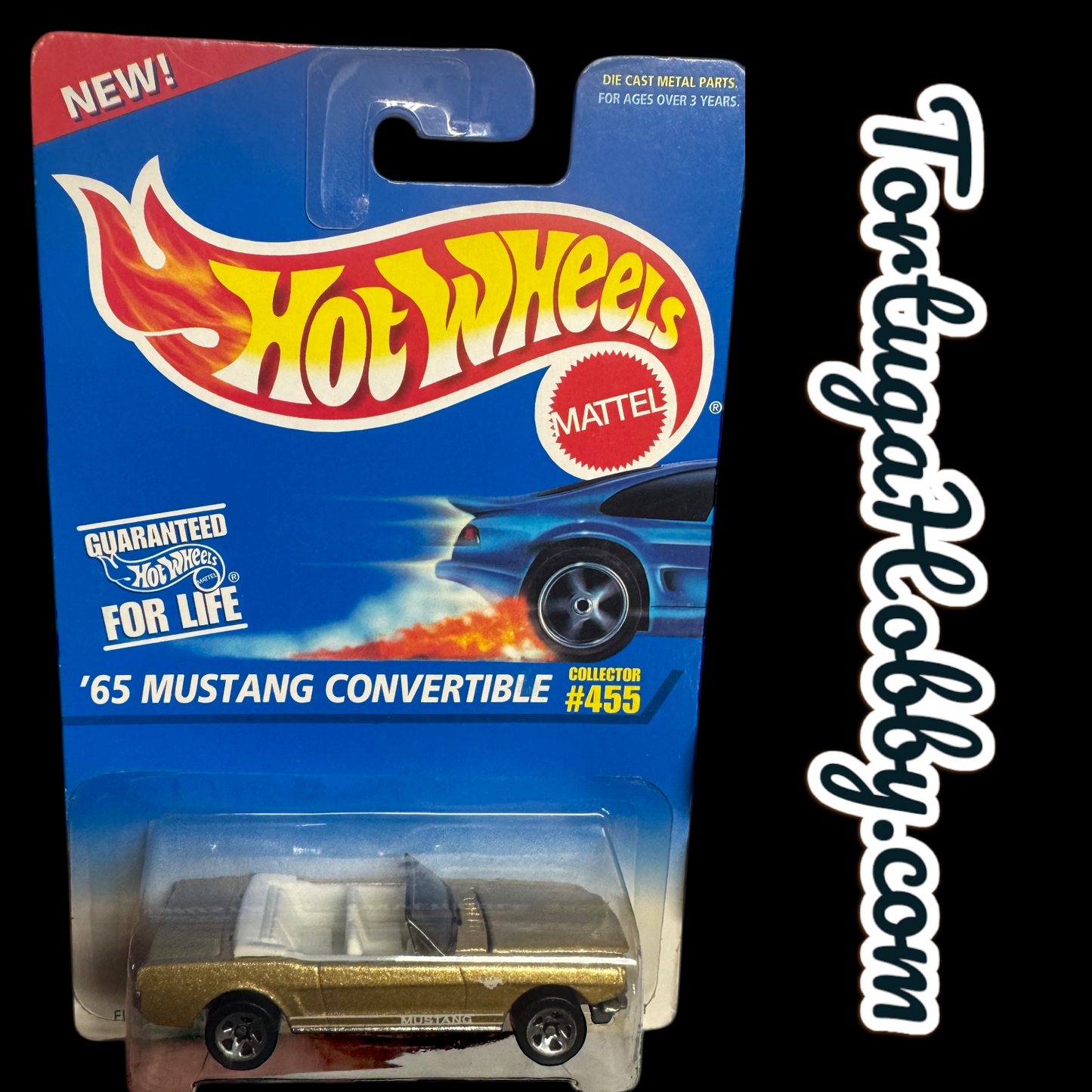 1995 - Hot Wheels - 65’ Mustang - Mainline - 3 Cars Included.