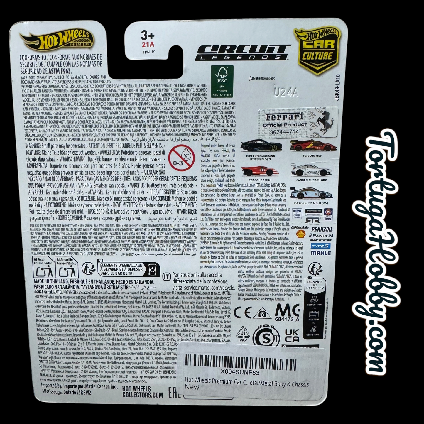 Hot Wheels Premium Car Culture Circuit Legends Ferrari 499P