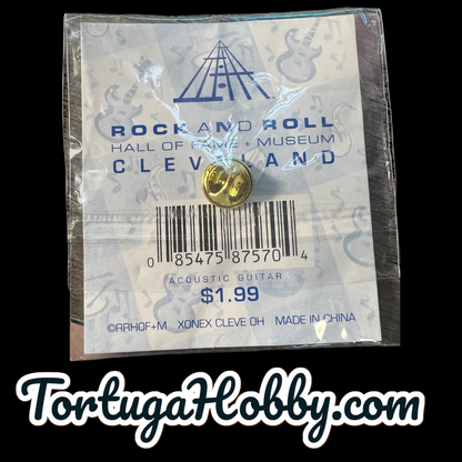1995 - Rock & Roll Hall Of Fame Museum - Acoustic Guitar Collectable Pin