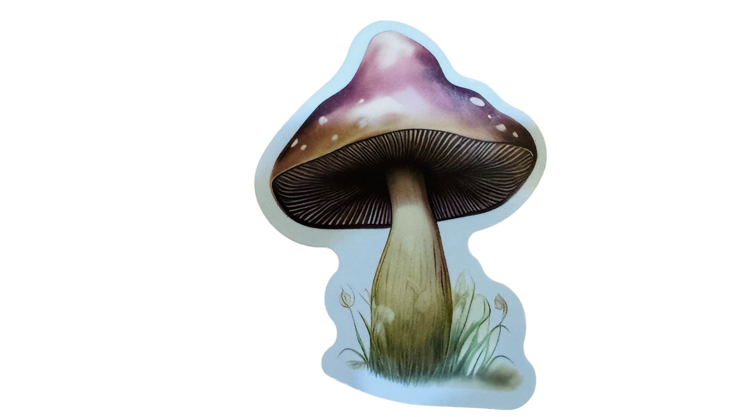 Keyring - Mushroom Sticker & Keyring Gift Pack