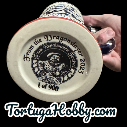 2023 Texas Renaissance Festival Tankard With Pewter Lid - Only 900