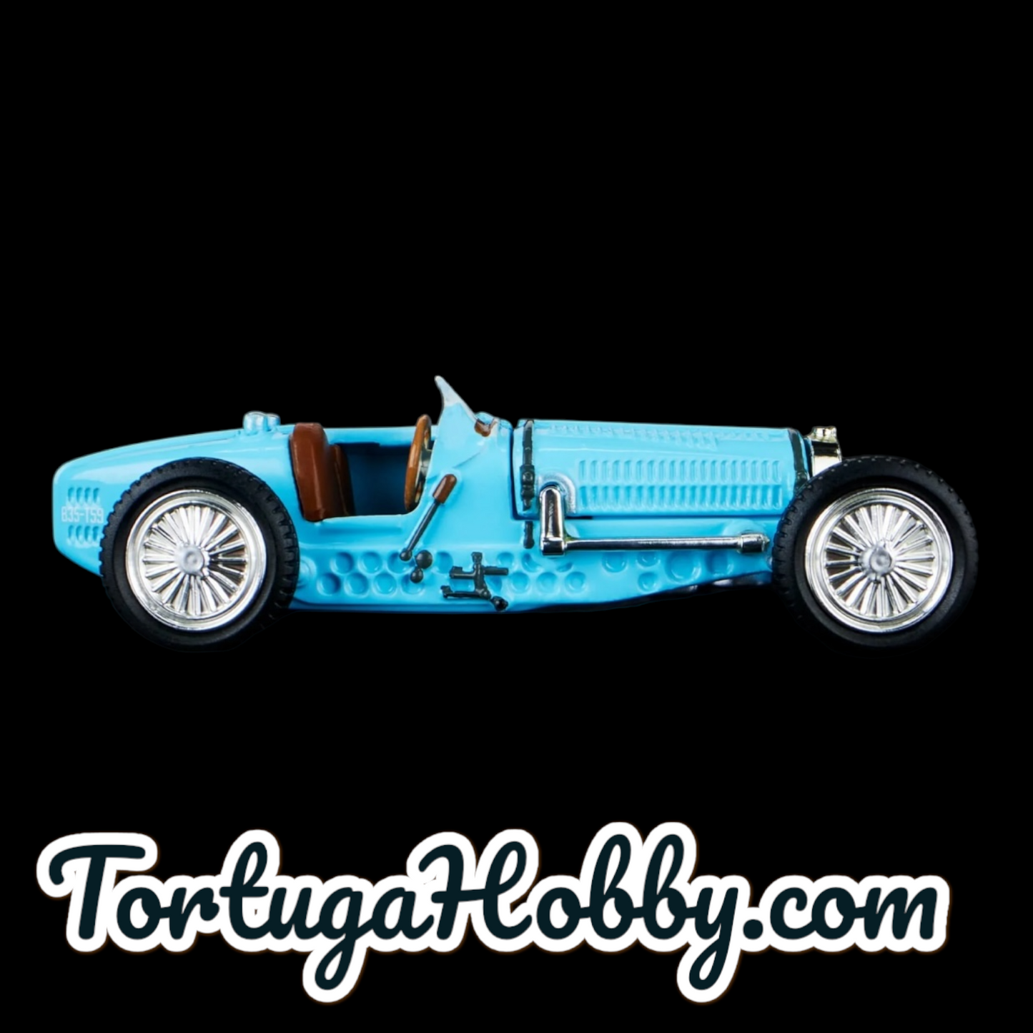 Hot Wheels Elite 64 Bugatti Type 59 Blue