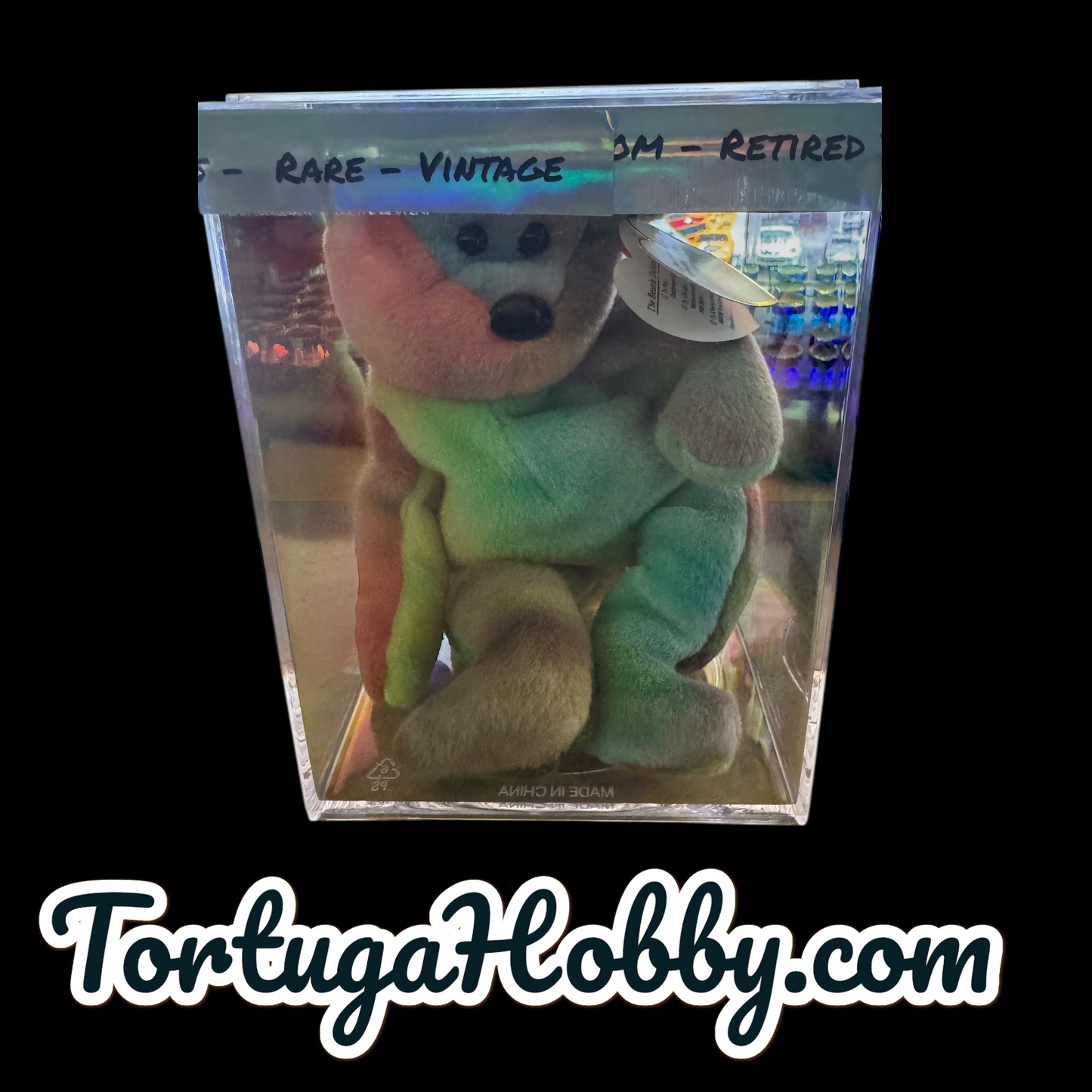 1993 - Ty Beanie Baby: Garcia Bear  - Errors Listed For Accuracy - PVC PELLETS