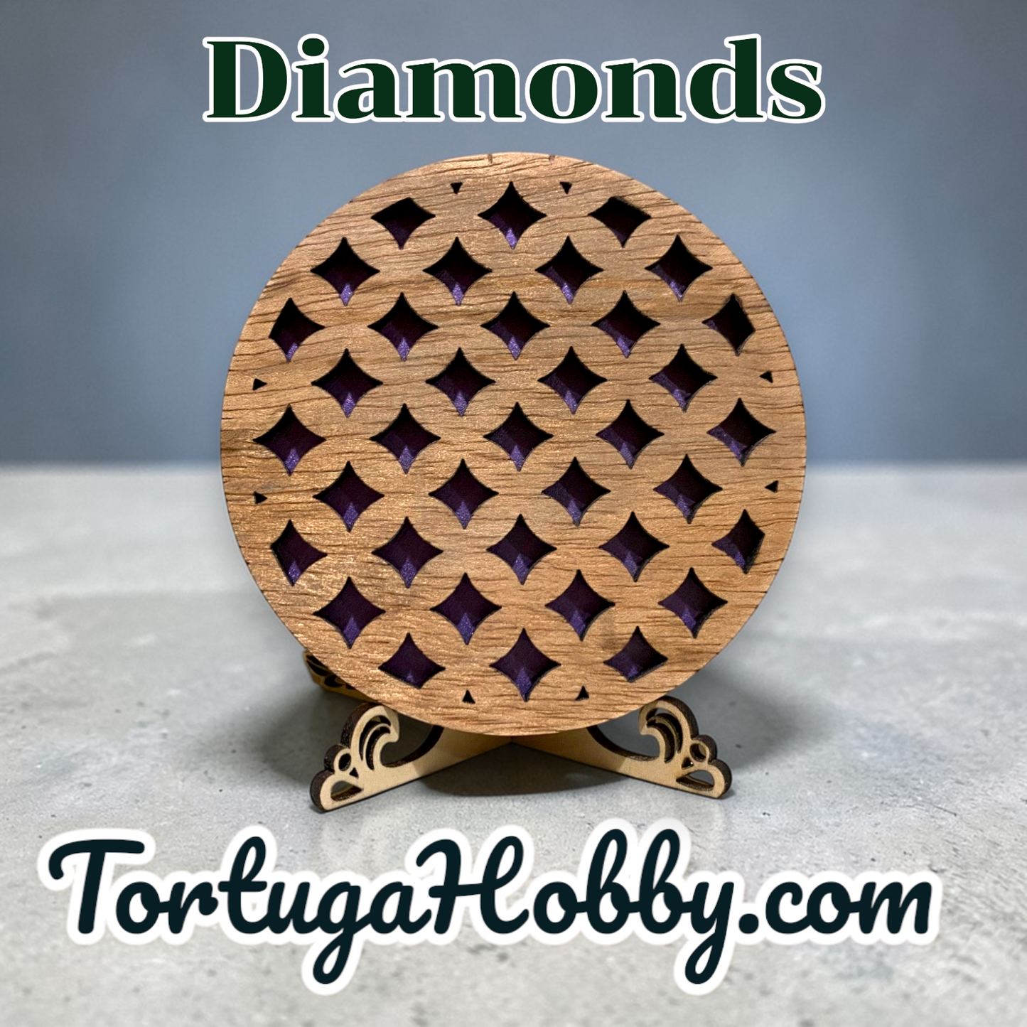 Cut Out Wood Coasters