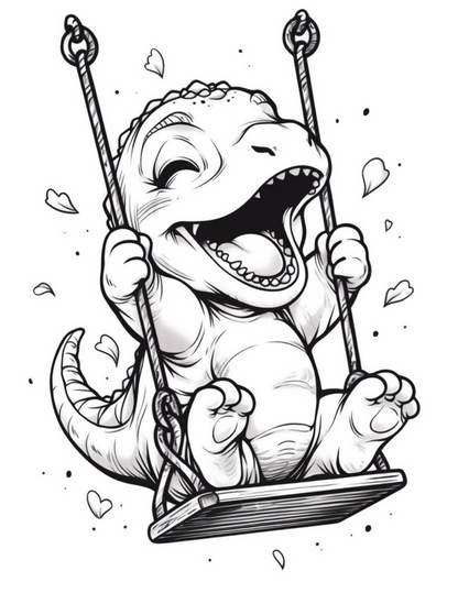My Dinosaurs Coloring Book from Tortuga Hobby Works