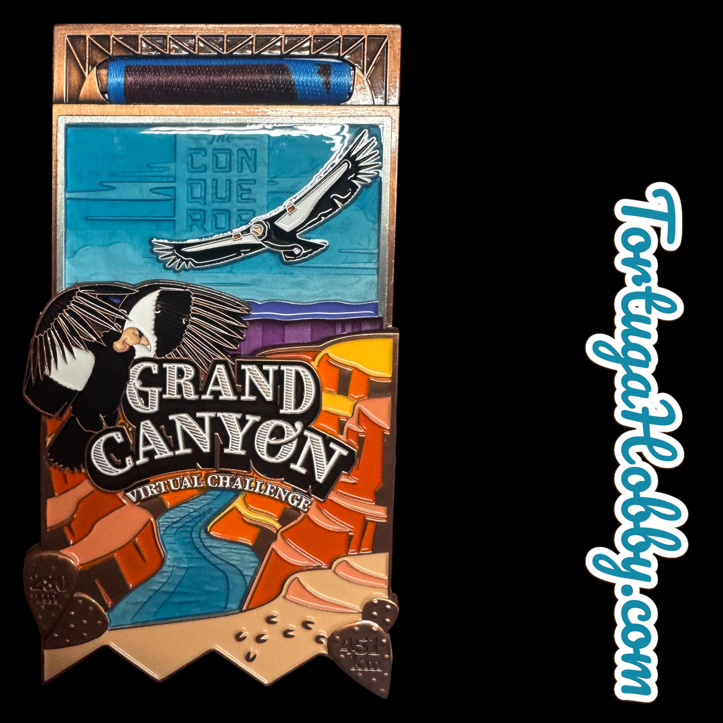 The Conqueror - The Grand Canyon - High Quality Finishers Medal.