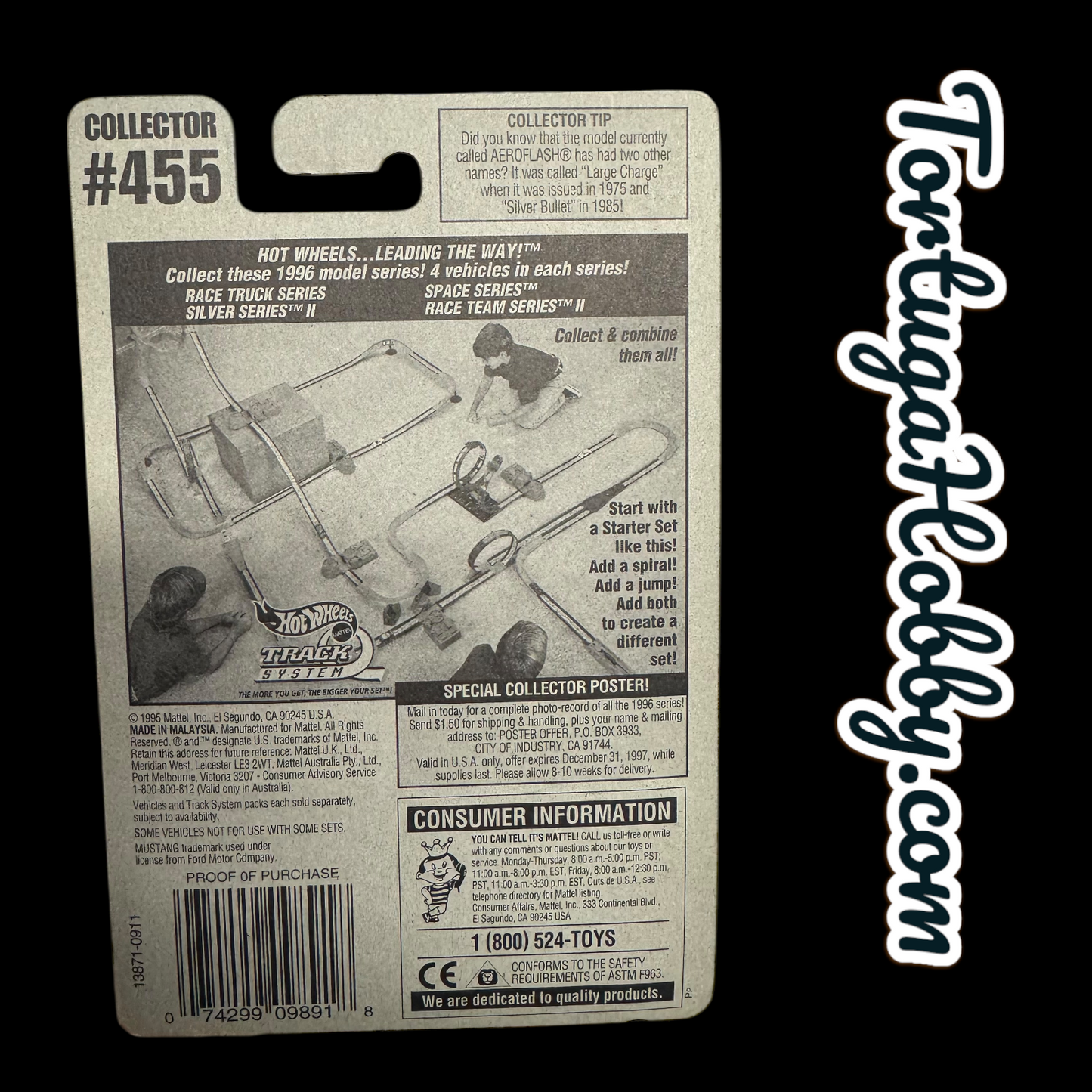 1995 - Hot Wheels - 65’ Mustang - Mainline - 3 Cars Included.