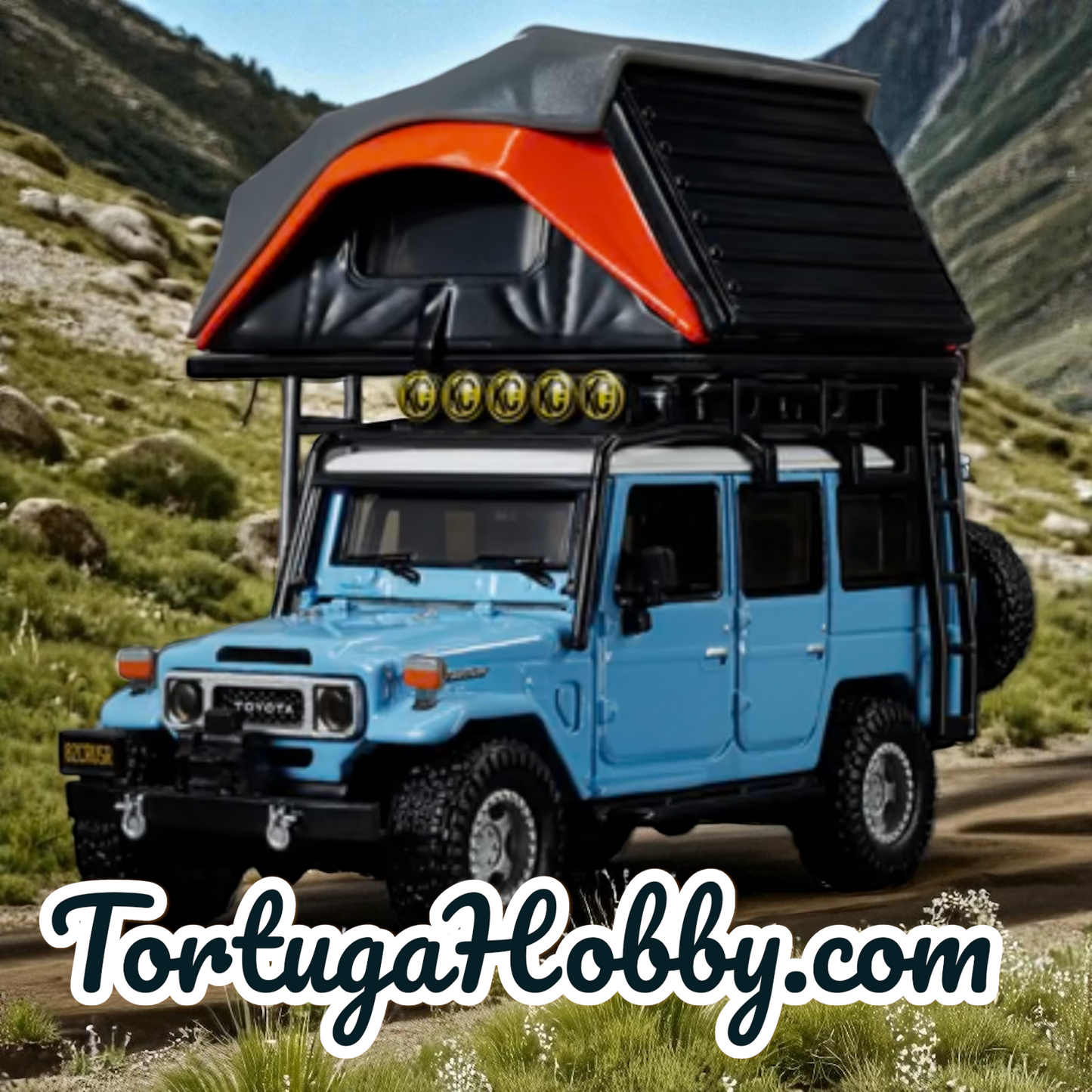 2025 - Hot Wheels - Elite 64 - Mod Shop 1982 Custom Toyota Land Cruiser FJ45