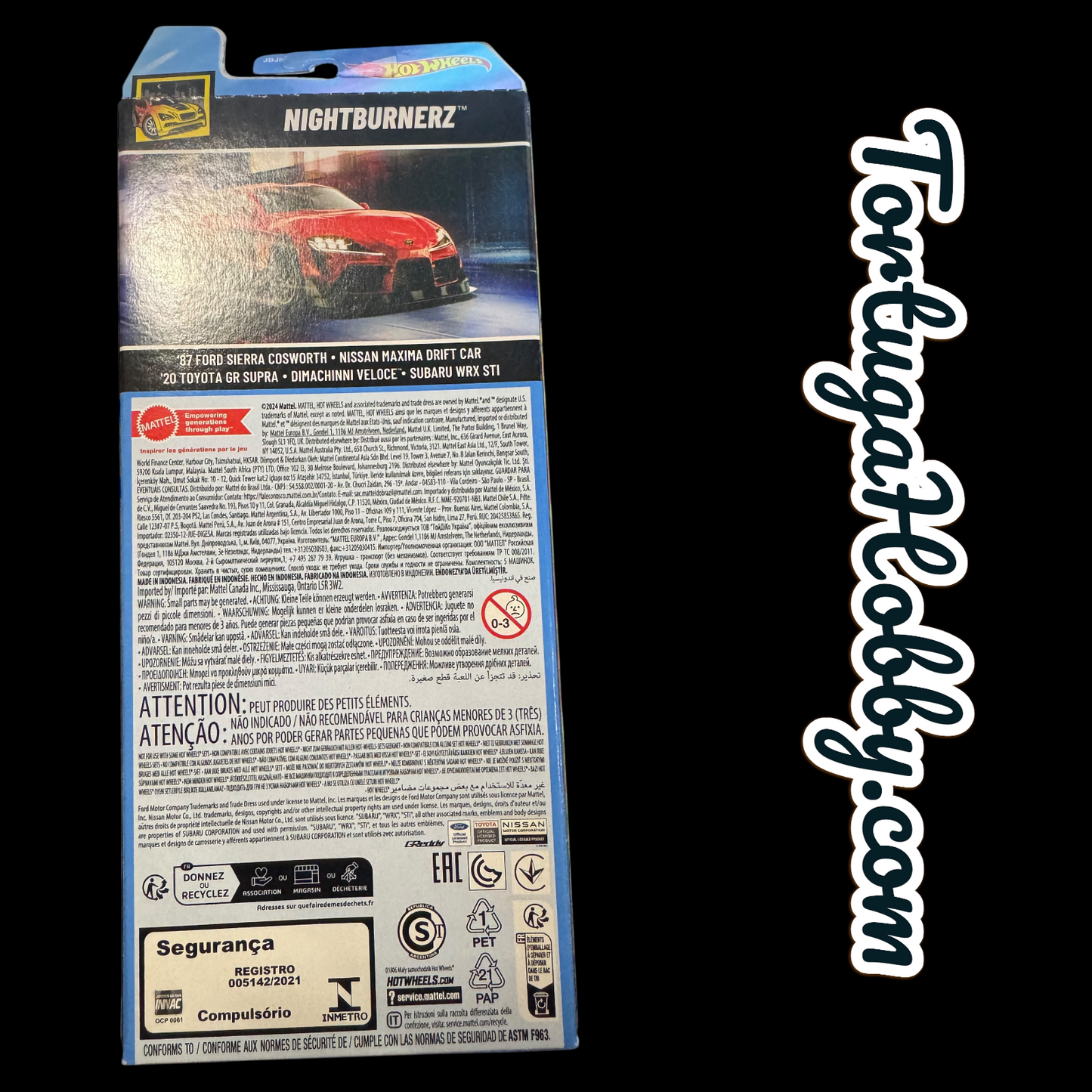 2025 - Hot Wheels - Nightburnerz - 5 Car Set