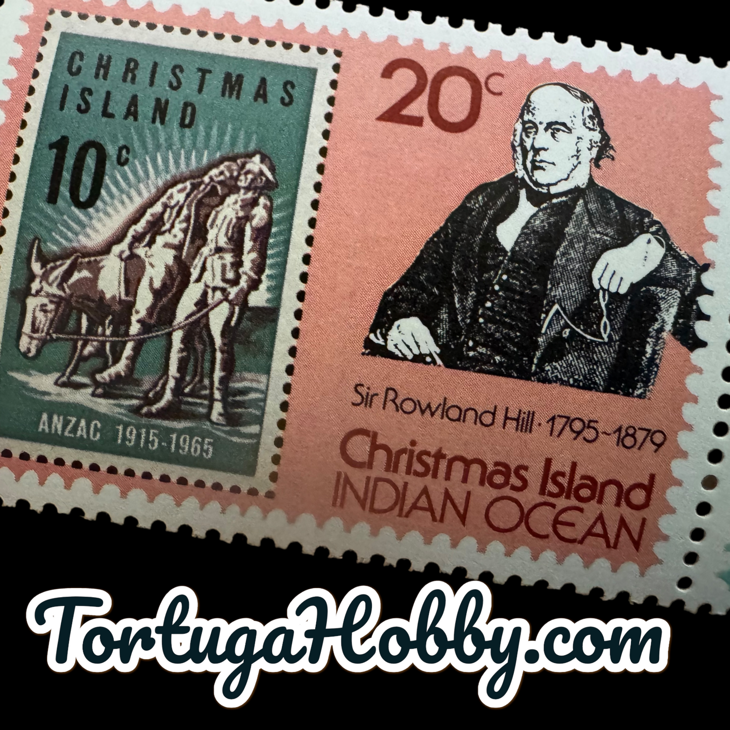 1969 - Christmas Island, Australian Stamps - Sir Rowland Hill Commemorative.