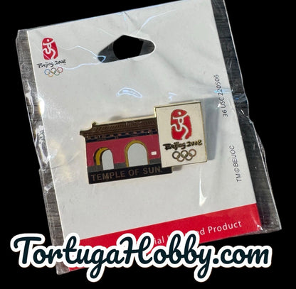 2008 Beijing Official Olympic Pin - Temple Of Sun