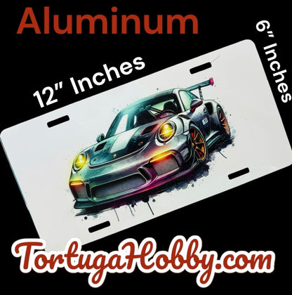 Porsche 911 Exclusive Art - Front License / Vanity Plate