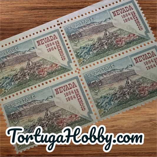 1964 - 100th Anniversary Of Nevada Statehood - Includes 4 Stamps - Scott #1248