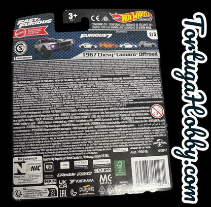 2023 - Hot Wheels - Premium Car Culture - Fast & Furious - 1967 Chevy Camaro