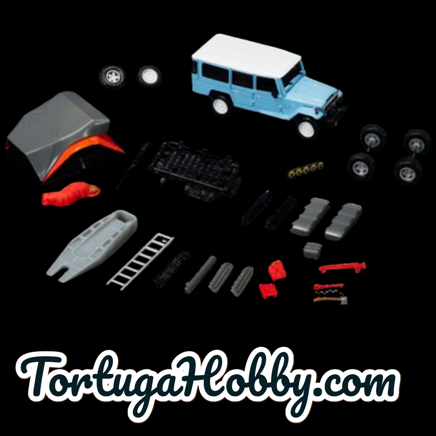 2025 - Hot Wheels - Elite 64 - Mod Shop 1982 Custom Toyota Land Cruiser FJ45