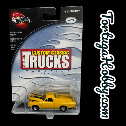 2 Hot Wheels 100% Petersen's Custom Classic Trucks '59 El Camino Real Riders