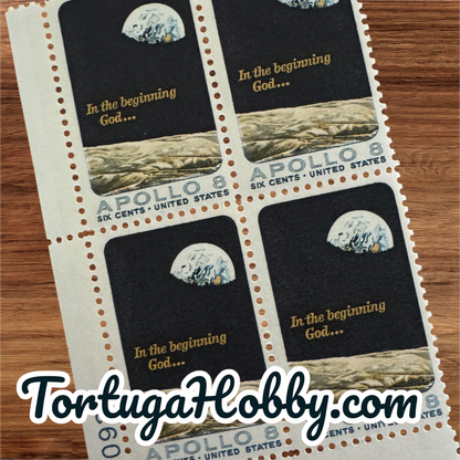 1969 - Apollo 8 Moon Orbit - 6 Cent Stamp