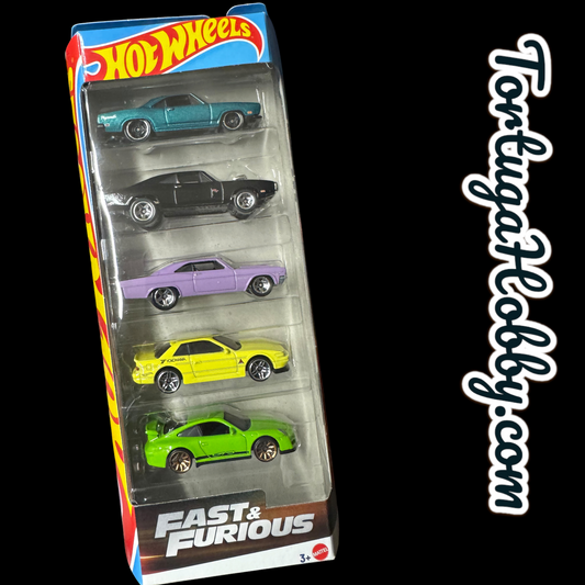 2025 - Hot Wheels - Fast & Furious - 5-Car Pack W Dom’s Charger