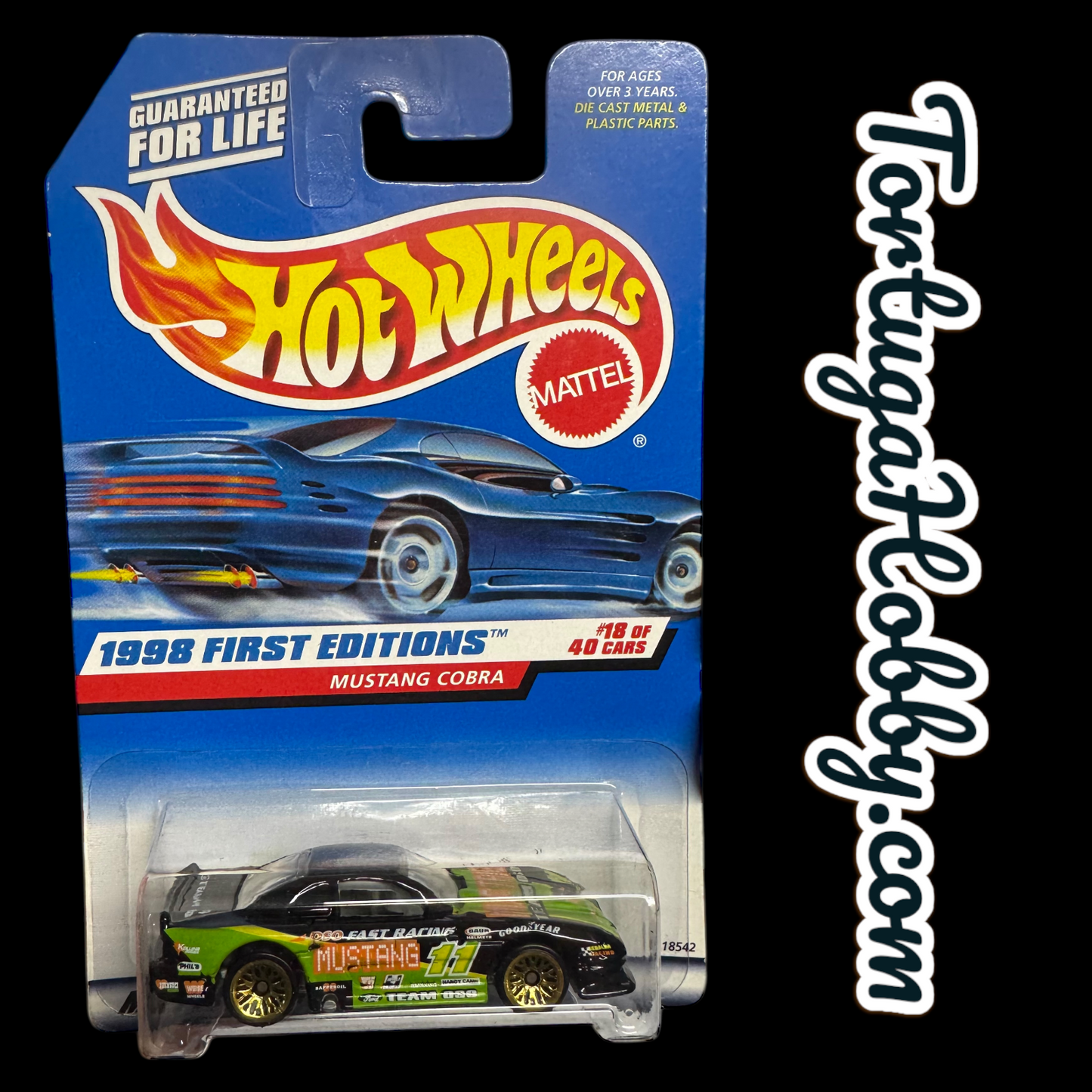 1998 First Editions - Hot Wheels - Mustang Cobra - Mainline - #18 Of 40