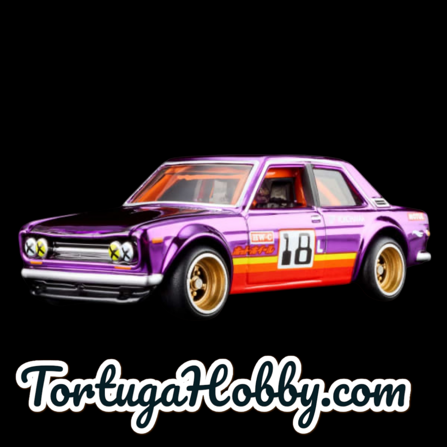 2026 - Hot Wheels Redline  '71 Datsun 510 Purple Spectraflame RealRiders
