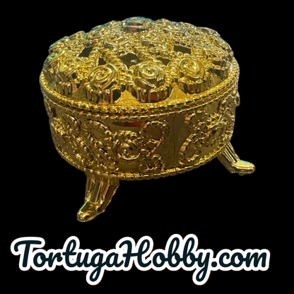 10pc Acrylic Duck Counters in Round Golden Box - Perfect for Unique Game Night - CCG - Role Play - Cruise Hiding Ducks